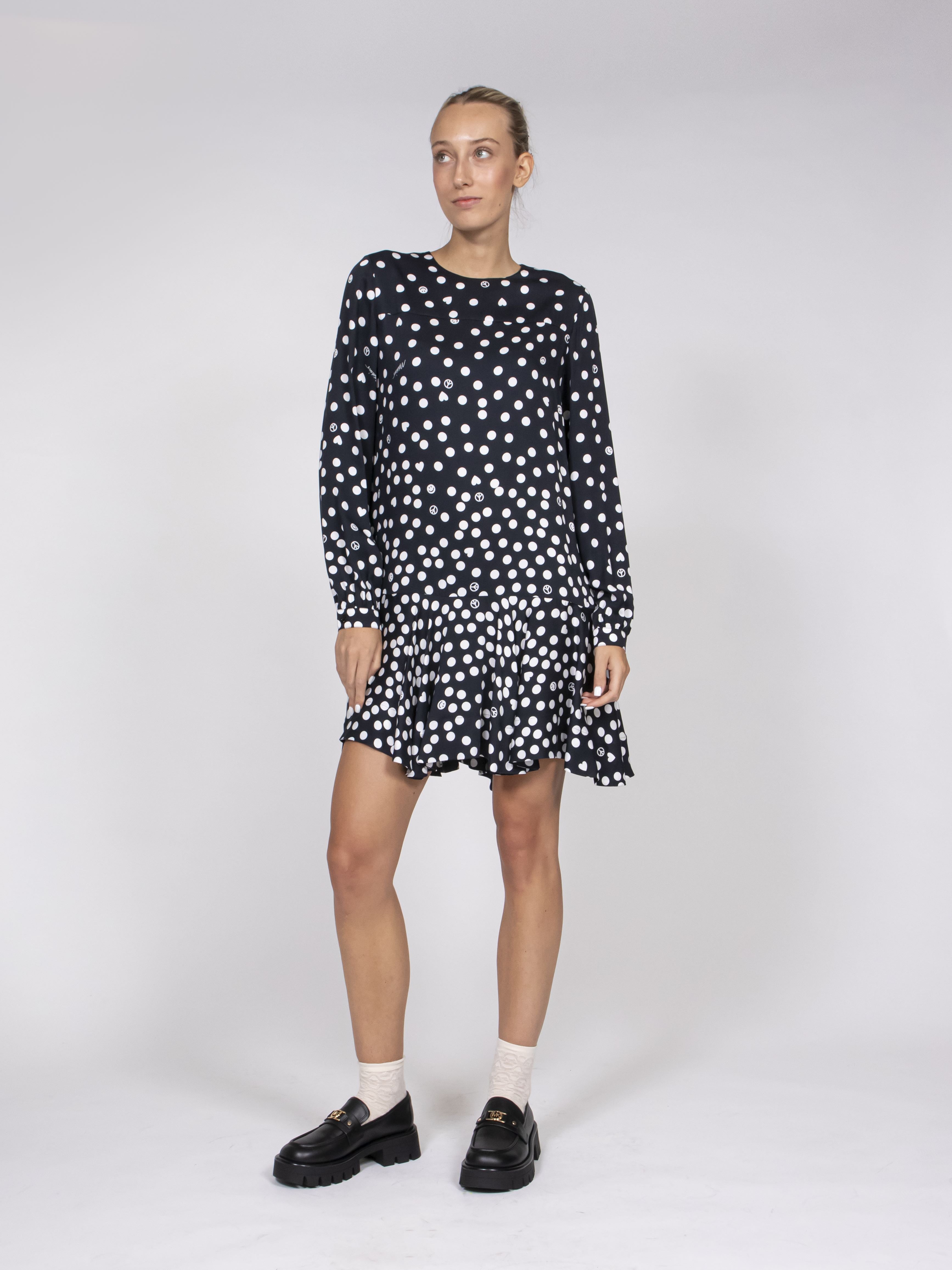 Moschino Donna Abito 1555 Nero – Vanda Boutique