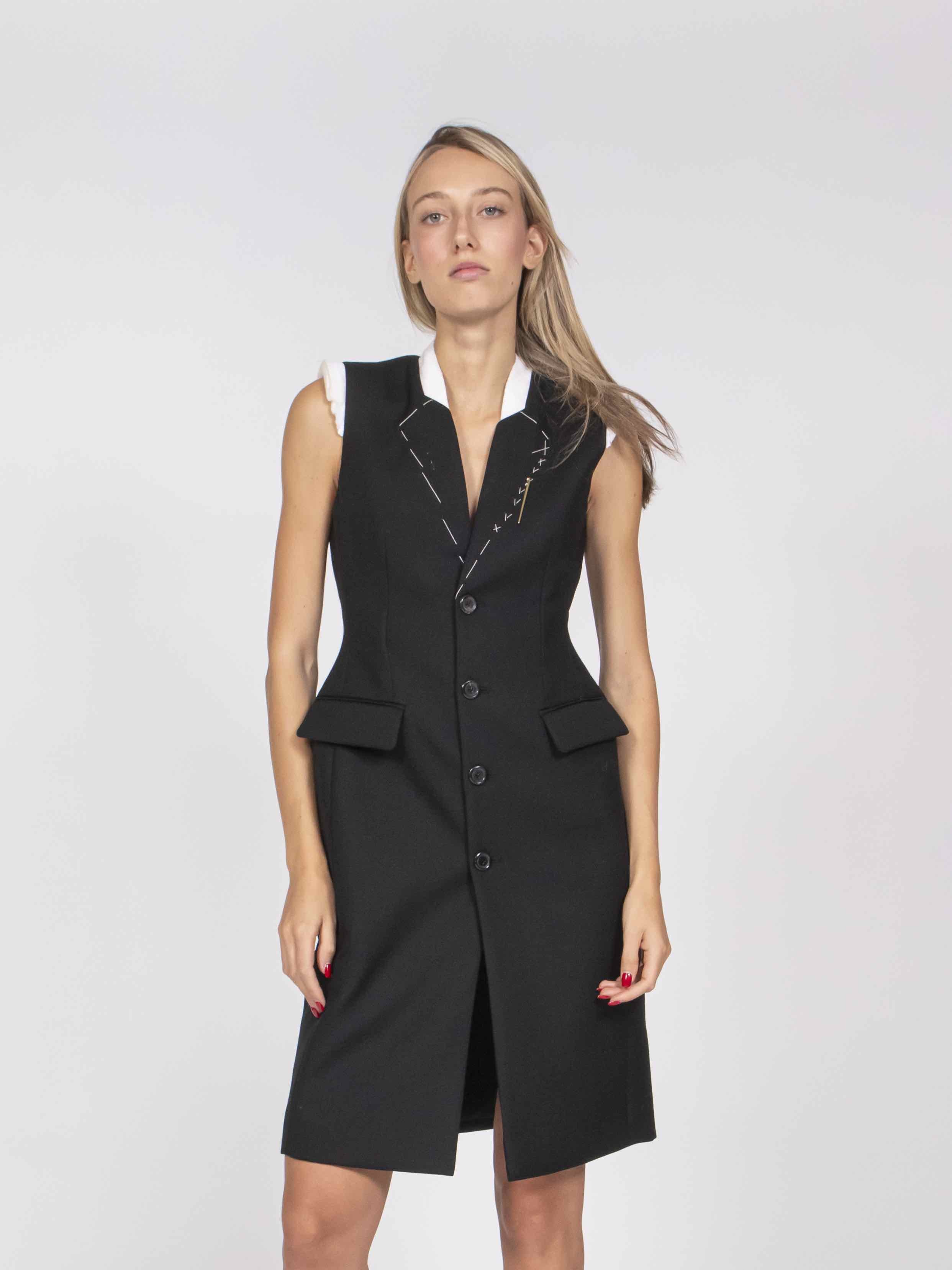 Moschino Donna Abito 3555 Fantasia Nero – Vanda Boutique