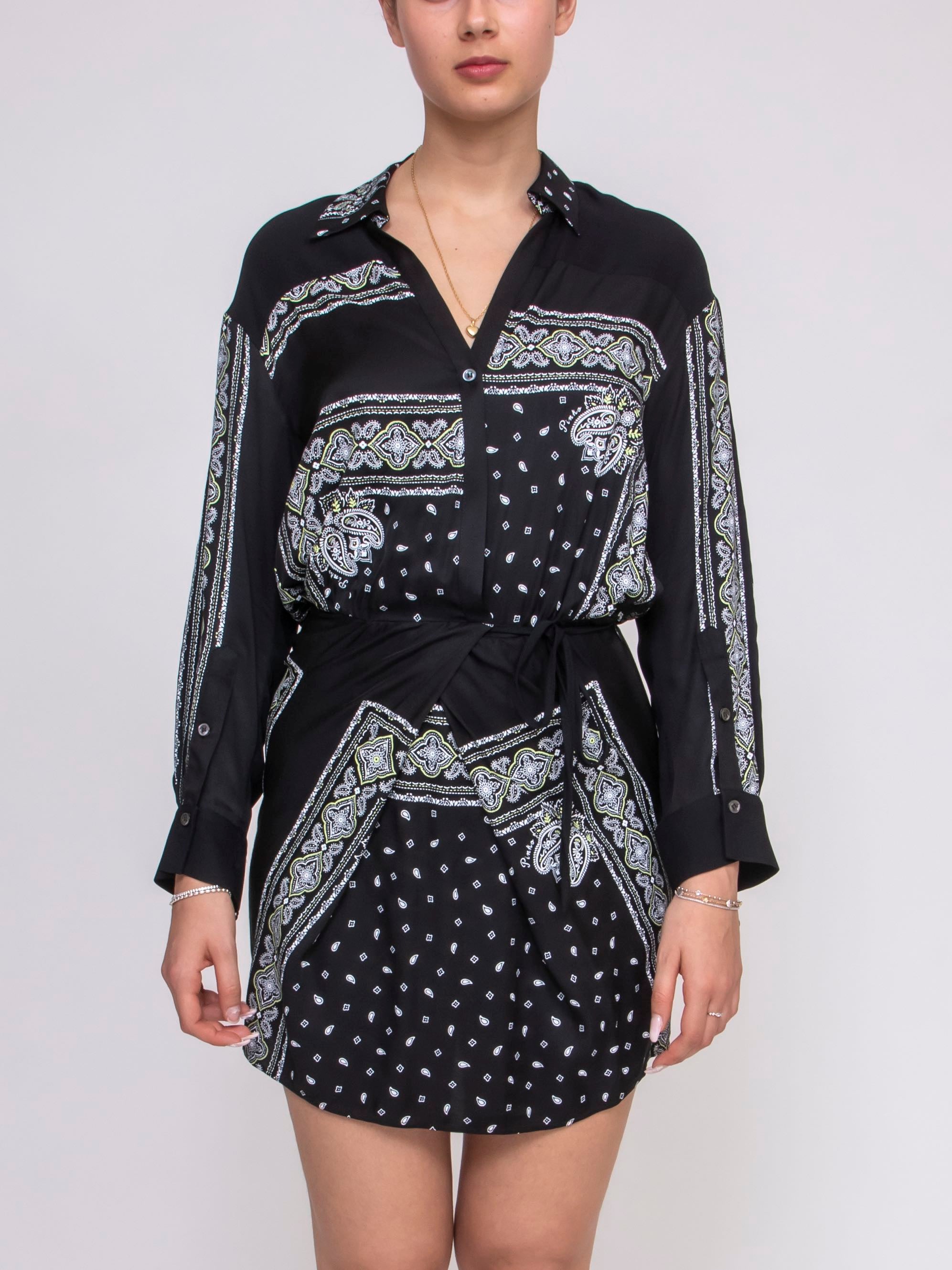 ワンピース PINKO Woman Dress Black 104665A2CK Z1T PINKO: Dress woman - Black | Pinko dress 104665A2CK online