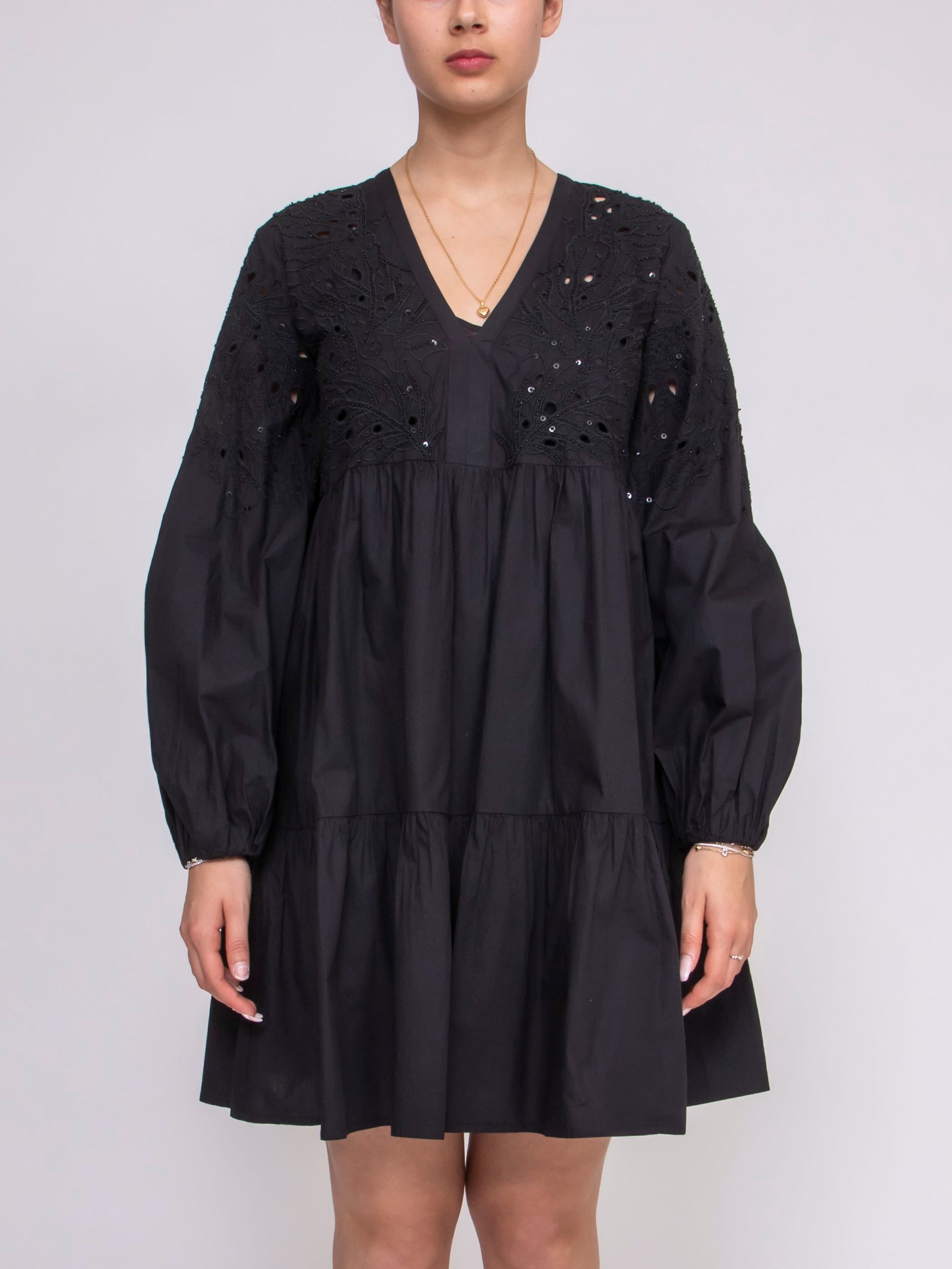 ワンピース PINKO Woman Dress Black 102600A1AN Z99 Pinko Women's Dress Z99 Black – Vanda Boutique