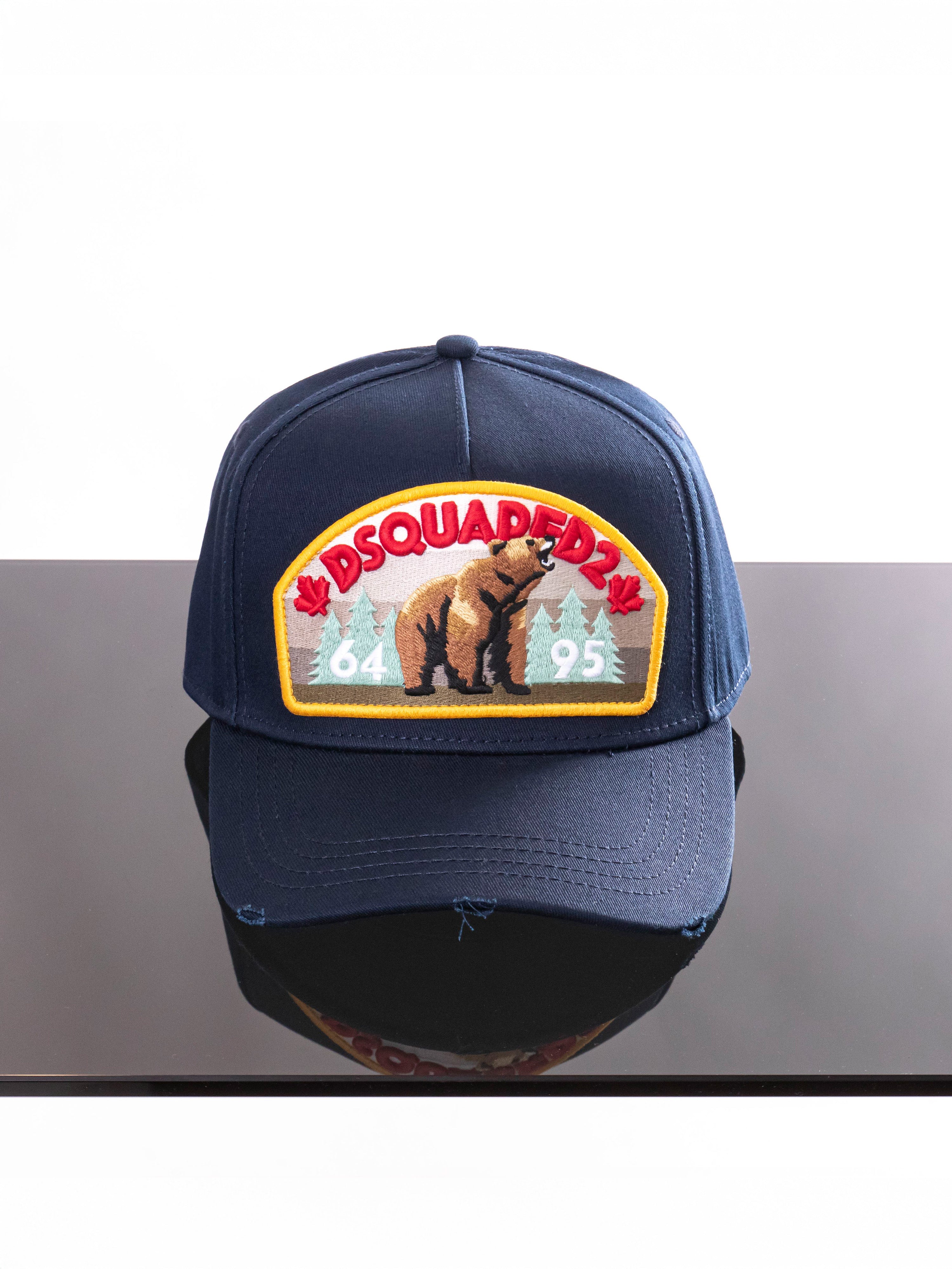 Dsquared2 Men's Hat 3073 Navy – Vanda Boutique - Main Image