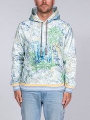 Etro Felpa X0880 STAMPA F.DO BLU