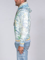 Etro Felpa X0880 STAMPA F.DO BLU