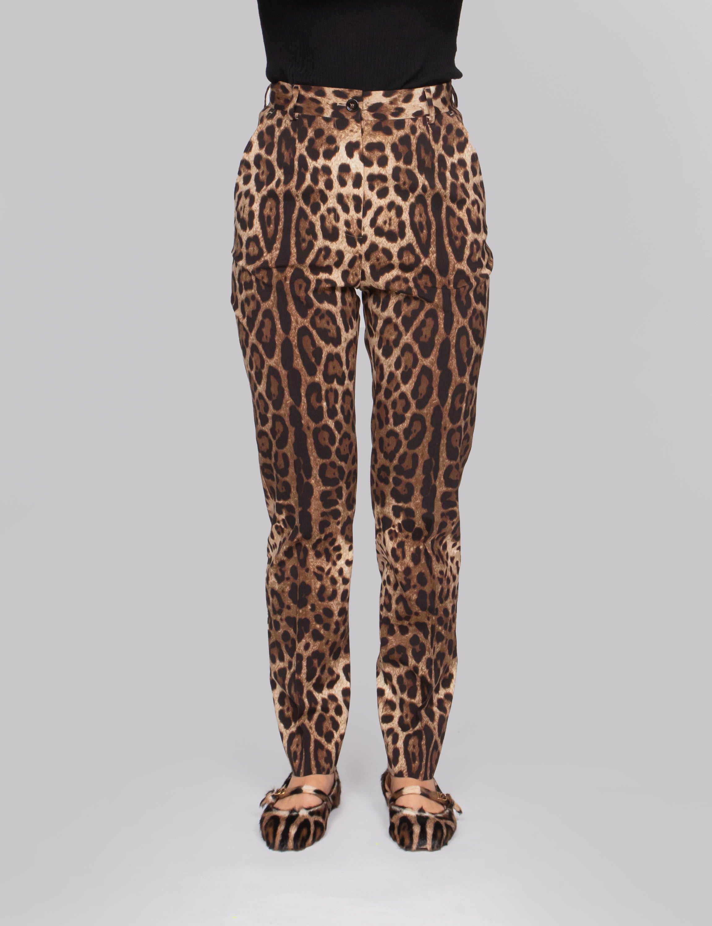 DOLCE & GABBANA PANTALONE HY13M LEO NEW