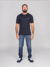 DOLCE & GABBANA T-SHIRT M/CORTA B0665 BLU SCURO