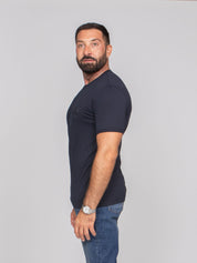 DOLCE & GABBANA T-SHIRT M/CORTA B0665 BLU SCURO