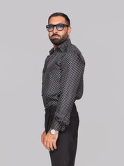 DOLCE & GABBANA CAMICIA HN6DI POIS F.NERO
