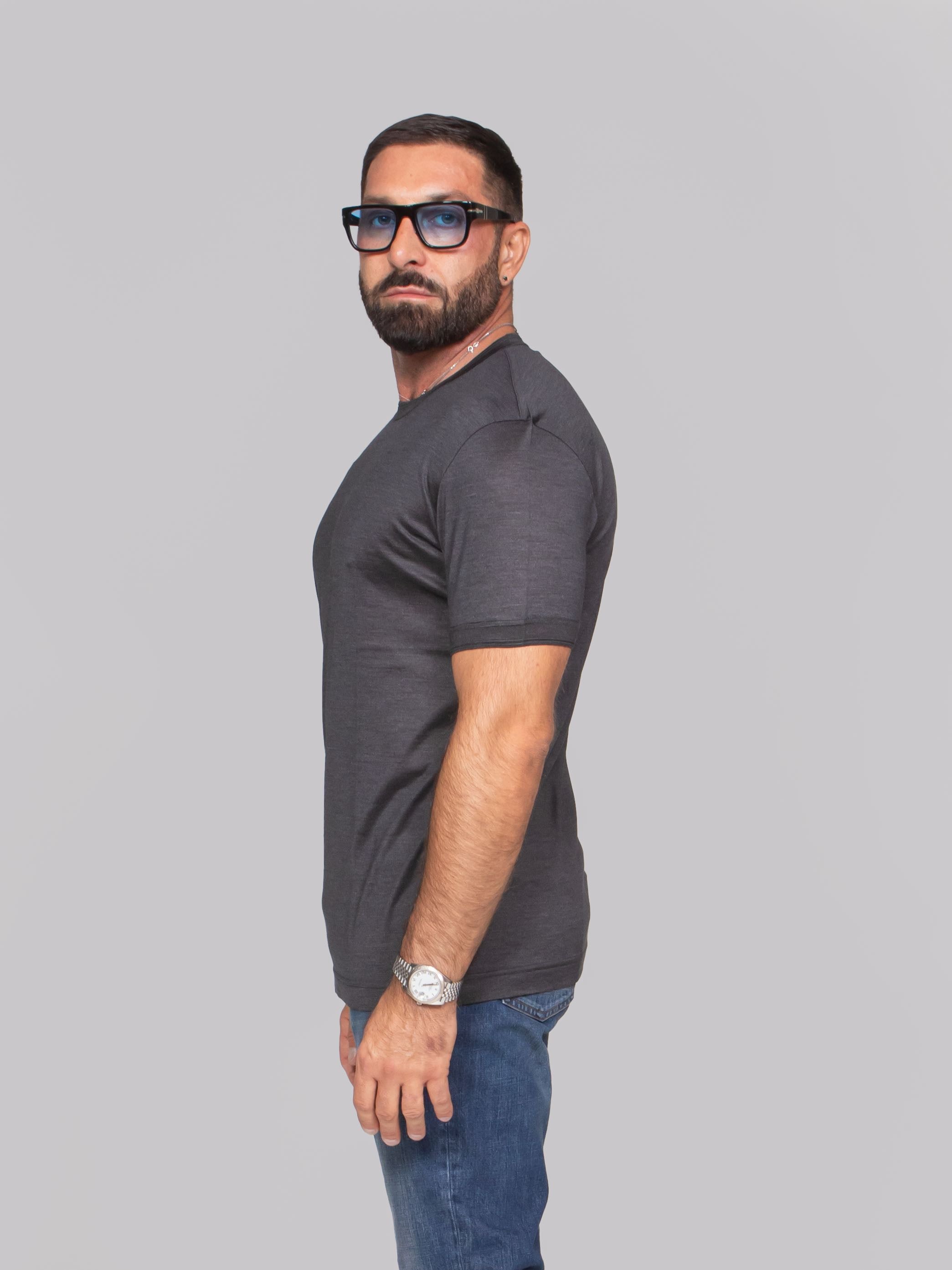 DOLCE & GABBANA T-SHIRT M/CORTA S8296 GRIGIO