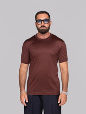 DOLCE & GABBANA T-SHIRT M/CORTA S8253 ROSSO/BORDEAUX