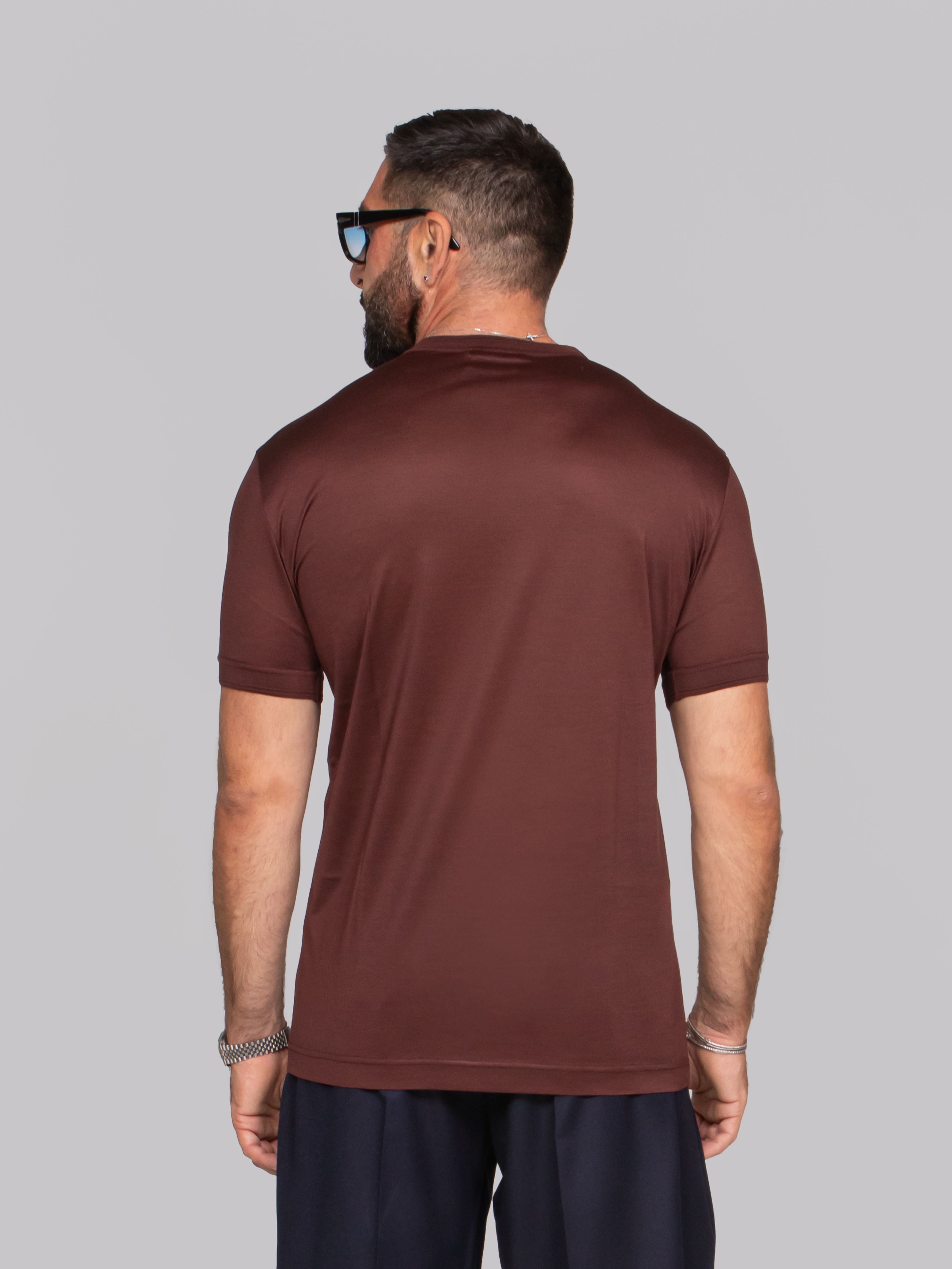 DOLCE & GABBANA T-SHIRT M/CORTA S8253 ROSSO/BORDEAUX