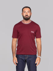 DOLCE & GABBANA T-SHIRT M/CORTA R0369 BORDEAUX