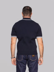 DOLCE & GABBANA POLO M/CORTA B0789 BLU/BIANCO