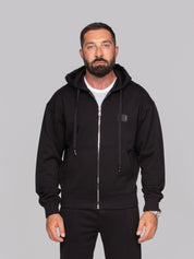 DOLCE & GABBANA FELPA CON CAPPUCCIO N0000 NERO