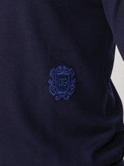 DOLCE & GABBANA MAGLIA GIROCOLLO B0665 BLU SCURO