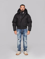 DSQUARED2 BOMBER TECHNO DOWN 900 NERO