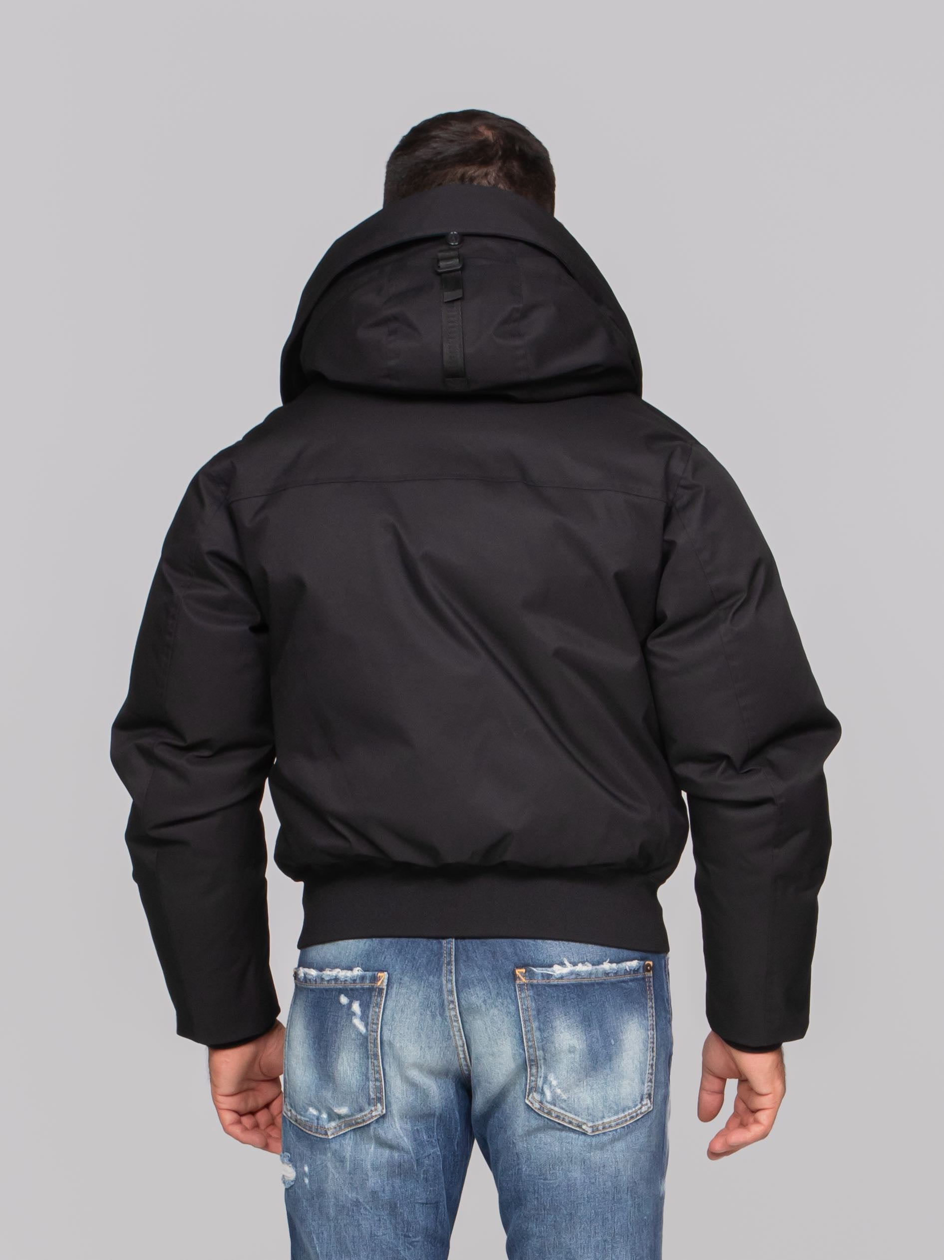 DSQUARED2 BOMBER TECHNO DOWN 900 NERO