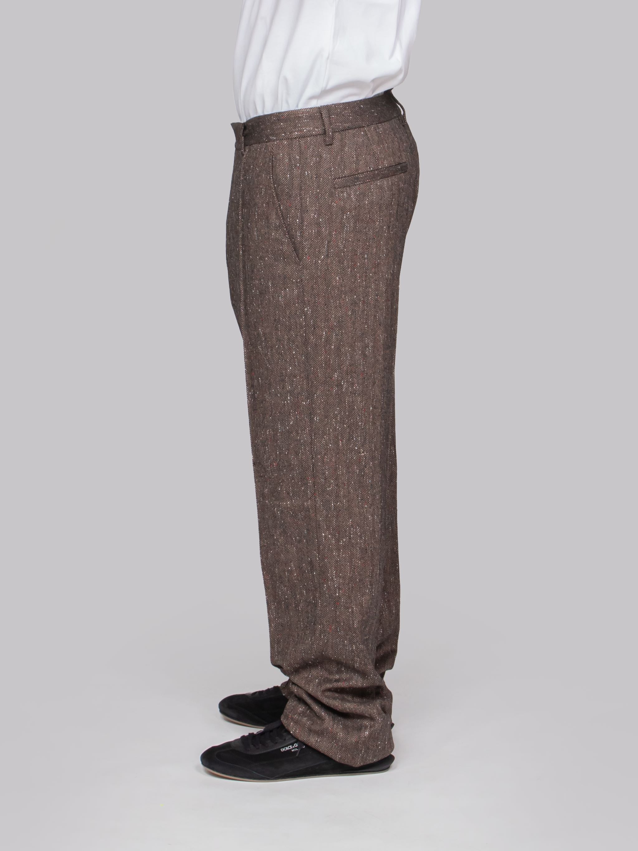 DSQUARED2 PANTALONE 001F BROWN/BLACK