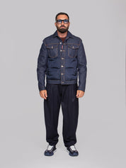 DSQUARED2 GIACCA HYBRID PUFFER JEAN 964 NAVY/BLUE