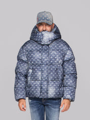 DSQUARED2 PIUMINO MONOGRAM 001S LIGHT BLUE