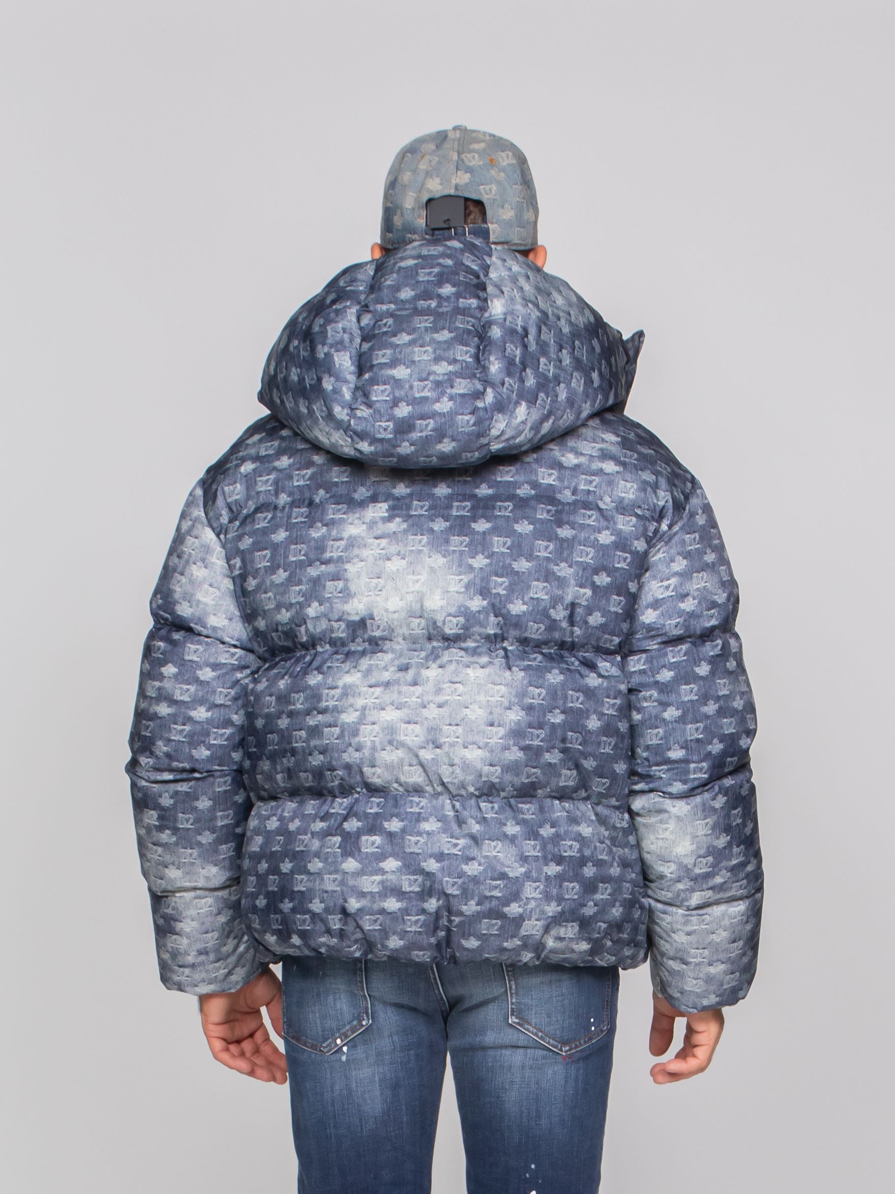 DSQUARED2 PIUMINO MONOGRAM 001S LIGHT BLUE