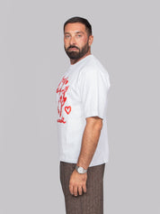 DSQUARED2 T-SHIRT LOOSE FIT 100 BIANCO