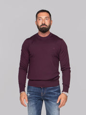DSQUARED2 MAGLIA UPSIDE DOWN 392 BURGUNDY