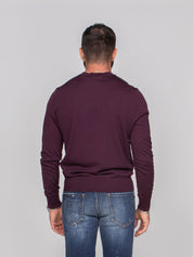DSQUARED2 MAGLIA UPSIDE DOWN 392 BURGUNDY