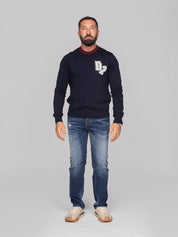 DSQUARED2 MAGLIA IN LANA 961 NAVY/BLUE