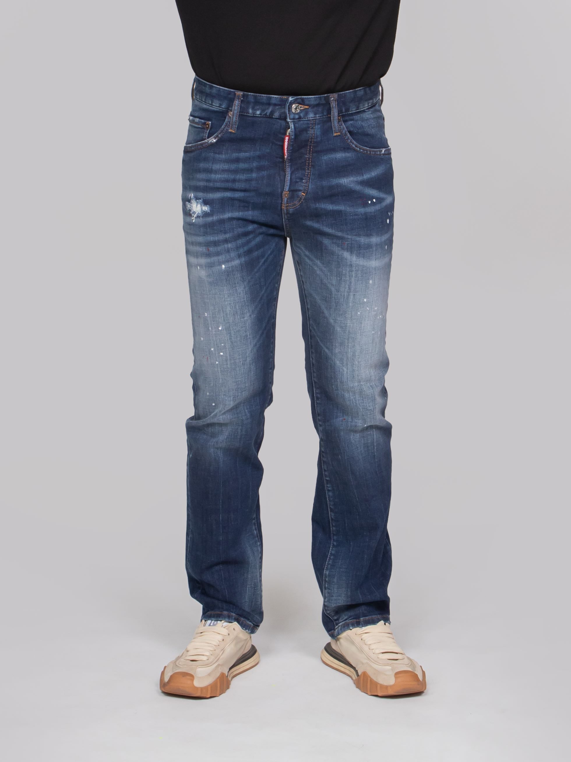 DSQUARED2 PANTALONE 470 DENIM