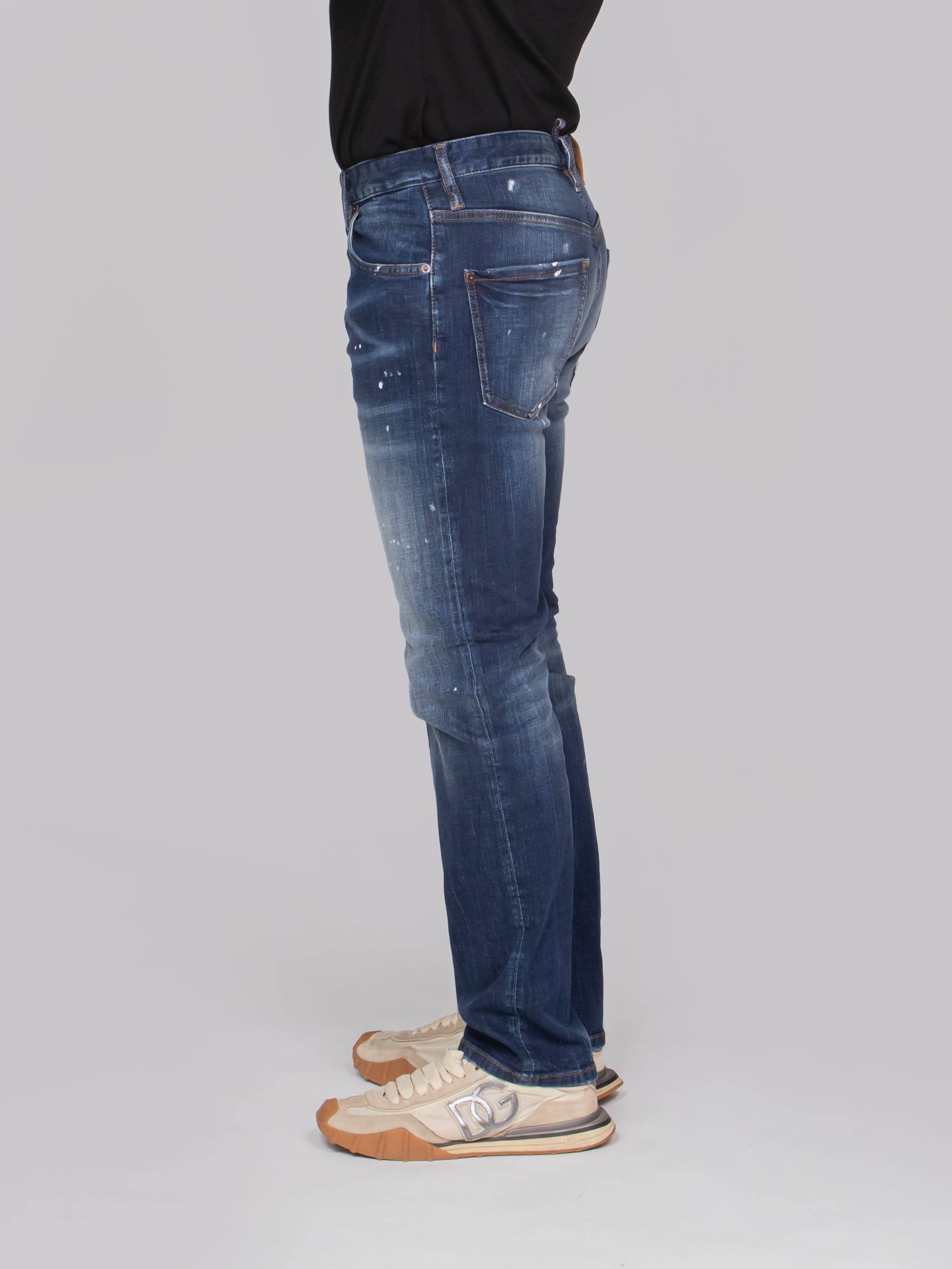 DSQUARED2 PANTALONE 470 DENIM