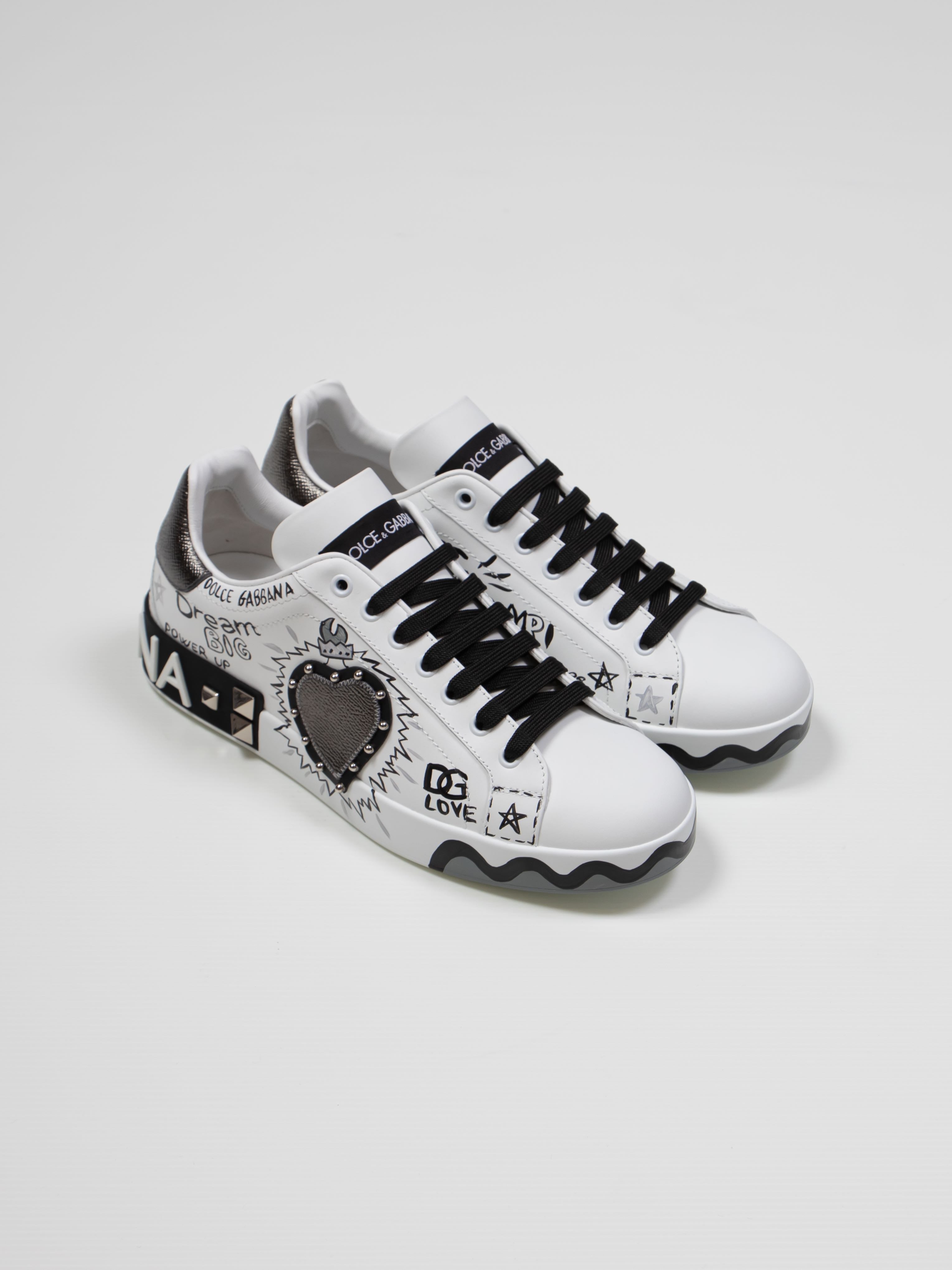 DOLCE & GABBANA SNEAKER BASSA HN6GJ CORONA NERA