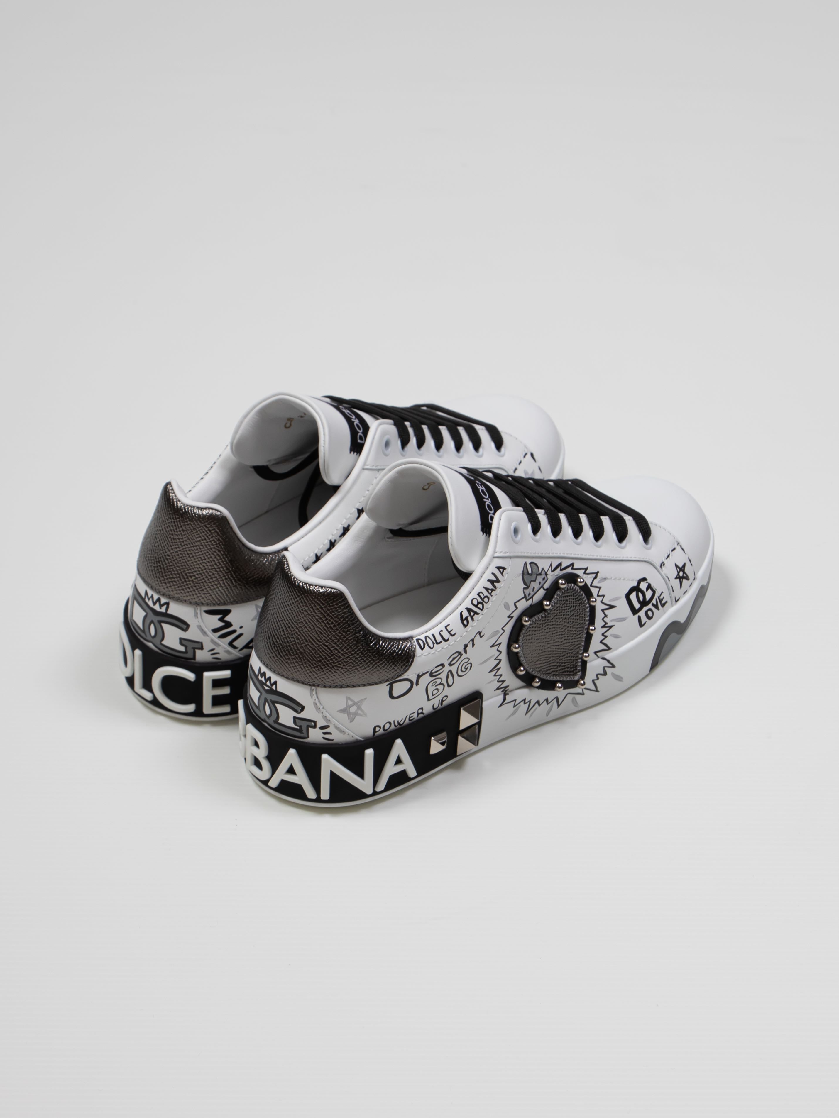 DOLCE & GABBANA SNEAKER BASSA HN6GJ CORONA NERA