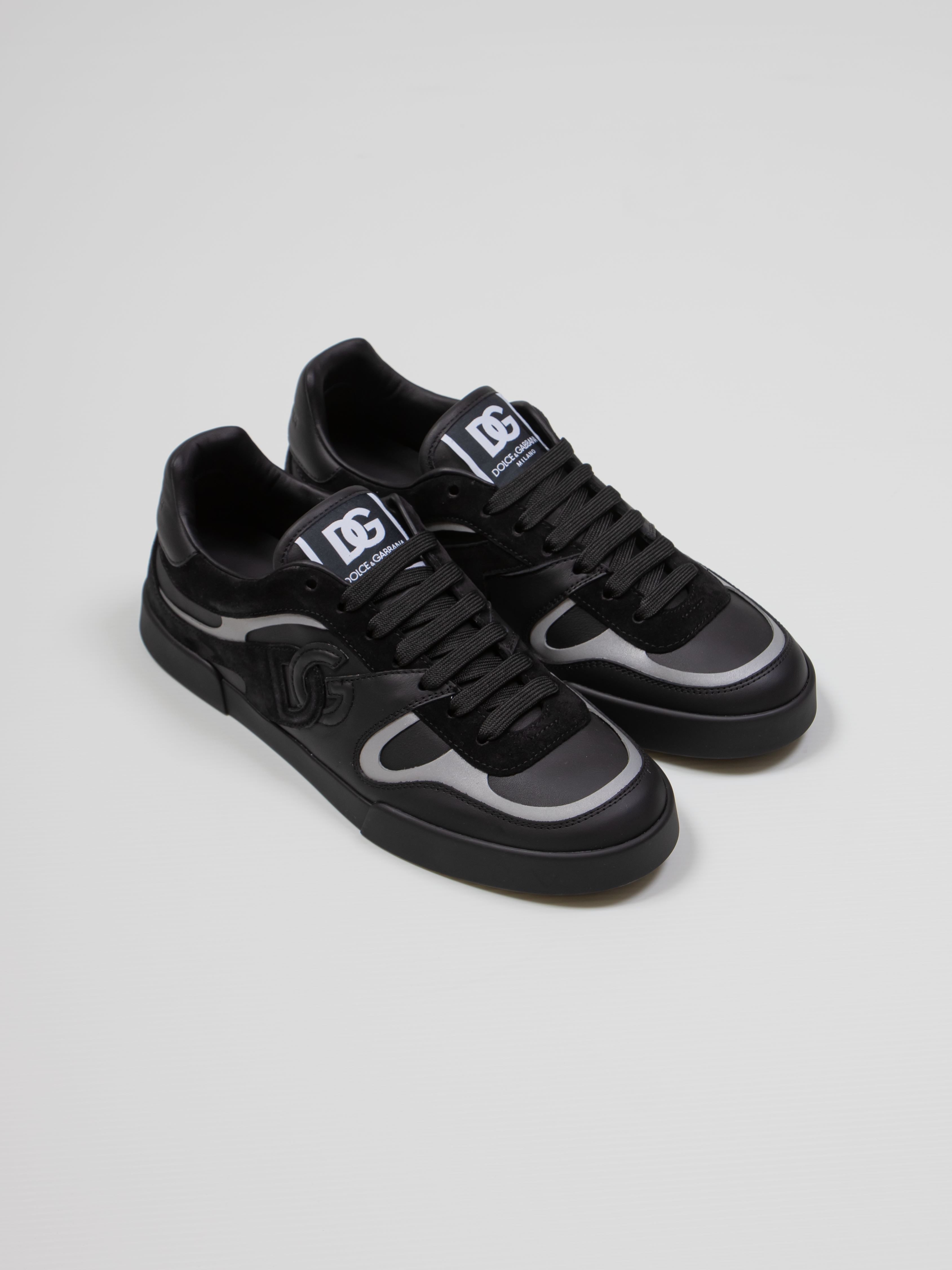 DOLCE & GABBANA SNEAKER BASSA 8B956 NERO/NERO