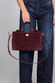 DOLCE & GABBANA BORSA TRACOLLA 8B517 BORDEAUX/BORDEAUX