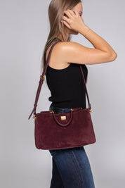 DOLCE & GABBANA BORSA TRACOLLA 8B517 BORDEAUX/BORDEAUX