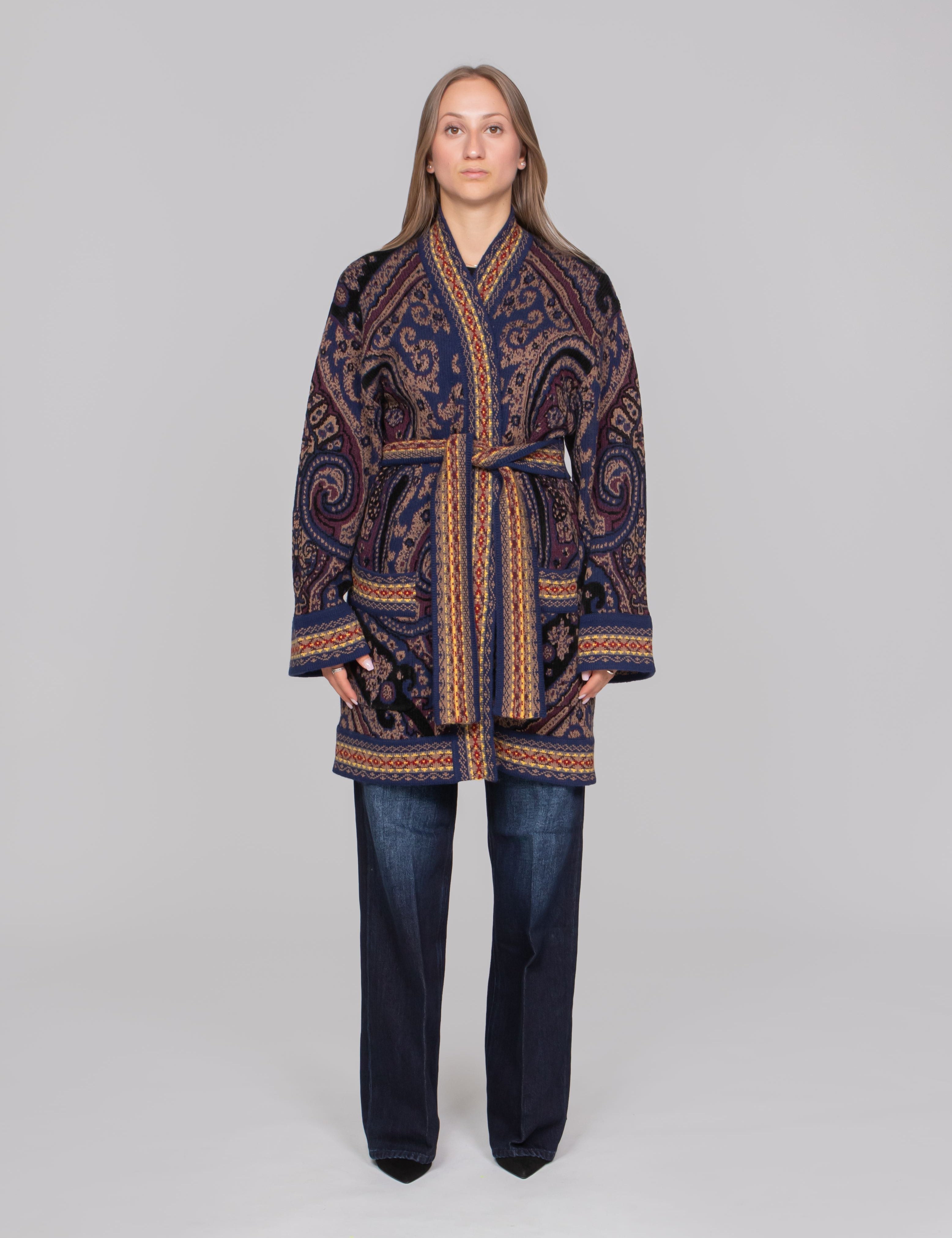 ETRO CARDIGAN B0665 LIGHT BLU