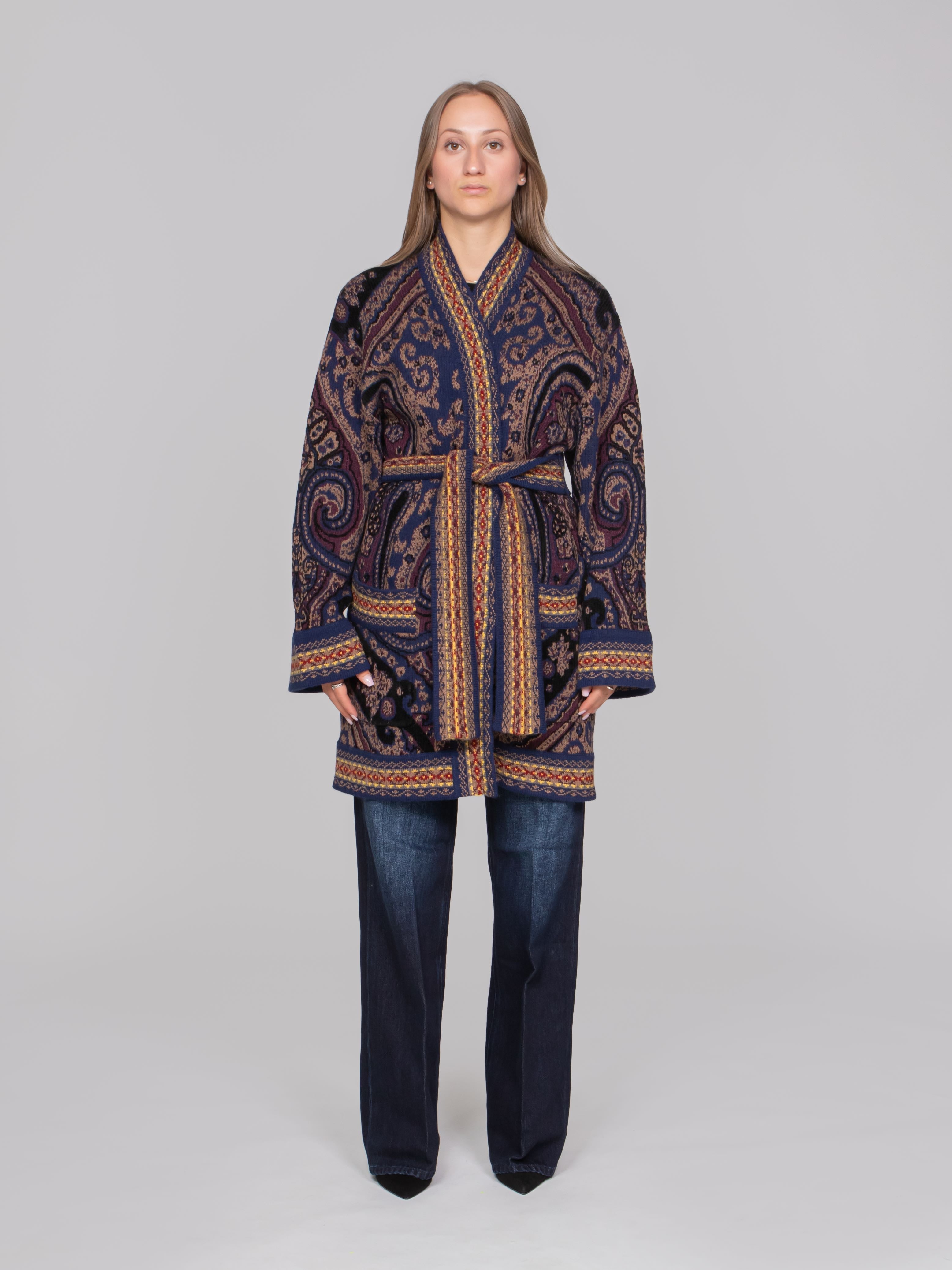 ETRO CARDIGAN B0665 LIGHT BLU