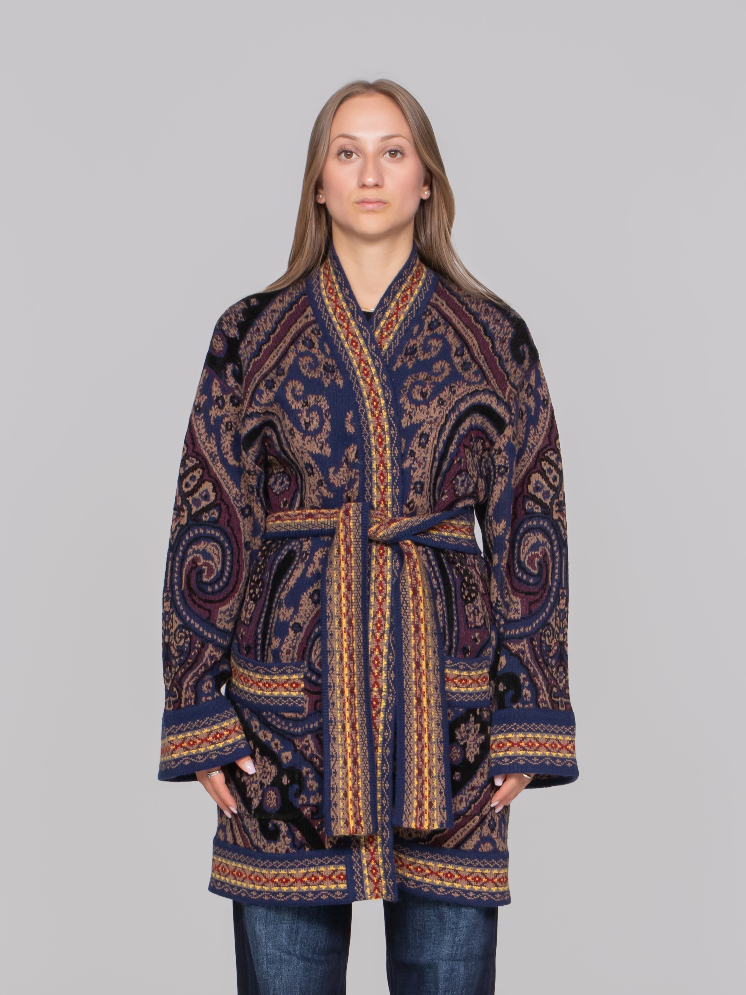 ETRO CARDIGAN B0665 LIGHT BLU