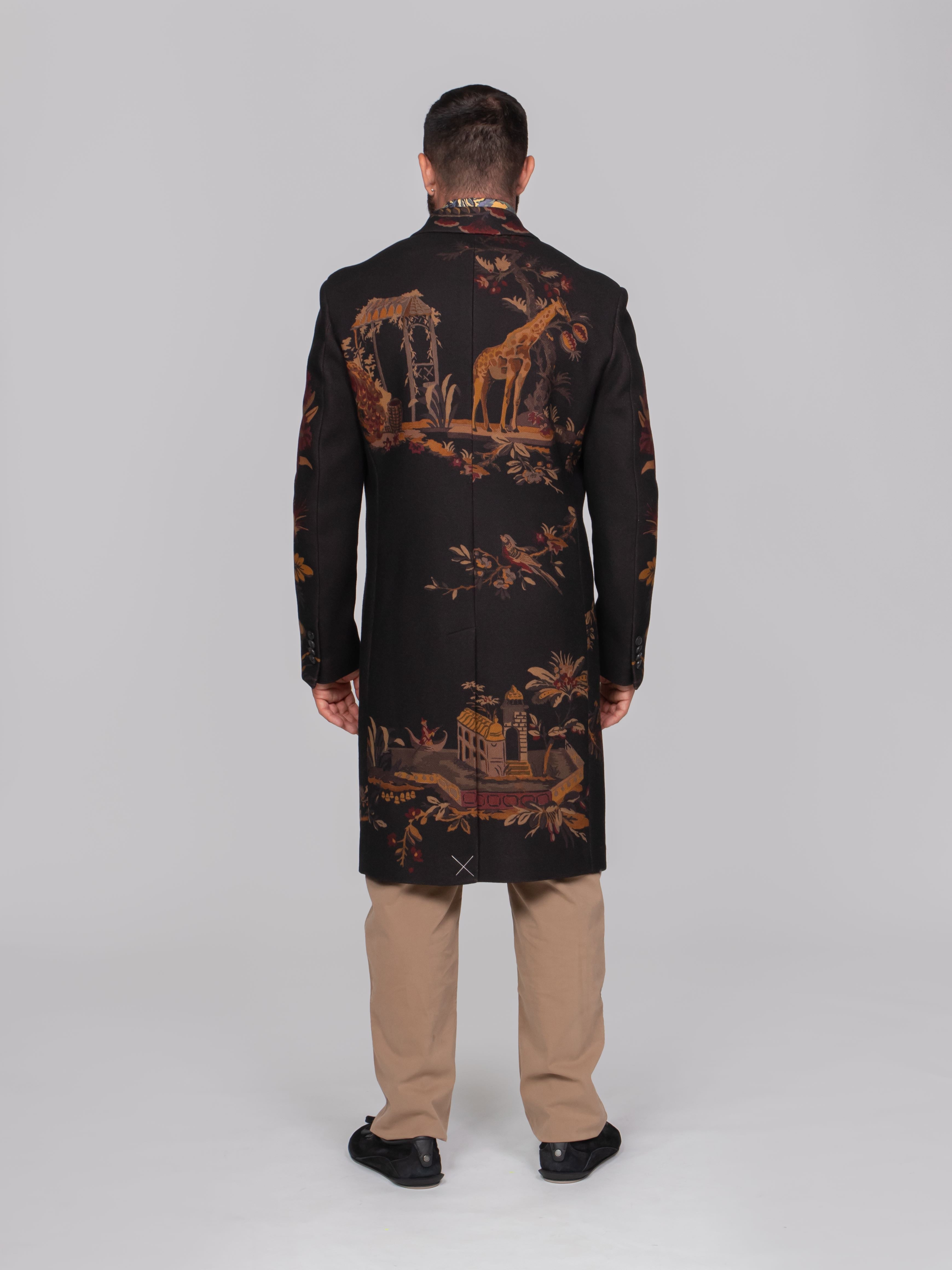 ETRO CAPPOTTO SOHO X0810 F.DO NERO