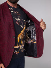 ETRO GIACCA ROMA R0369 BURGUNDY