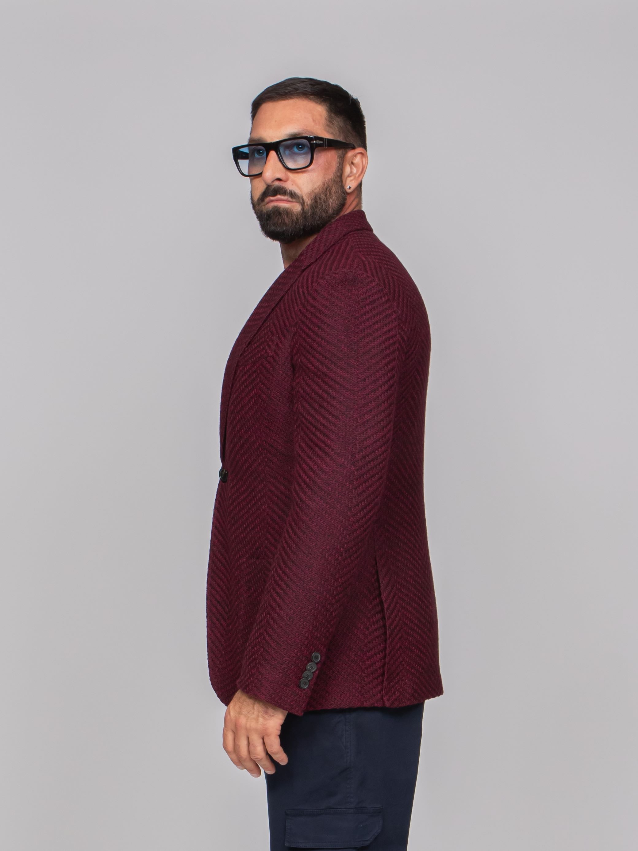 ETRO GIACCA ROMA R0369 BURGUNDY