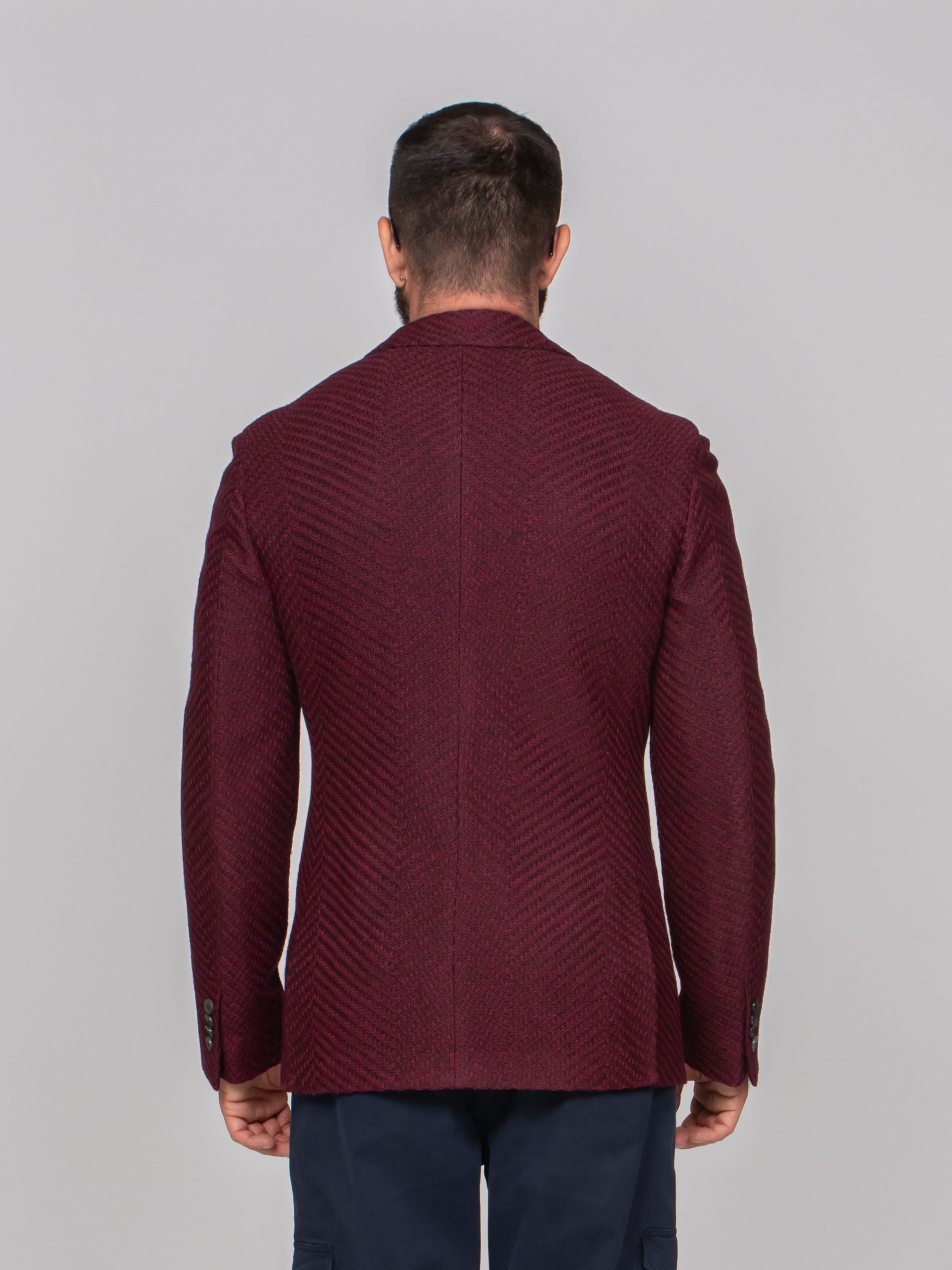 ETRO GIACCA ROMA R0369 BURGUNDY