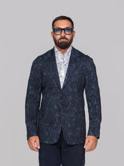 ETRO GIACCA JERSEY PACKABLE X0883 F.DO BLU