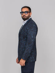 ETRO GIACCA JERSEY PACKABLE X0883 F.DO BLU