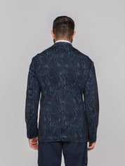 ETRO GIACCA JERSEY PACKABLE X0883 F.DO BLU