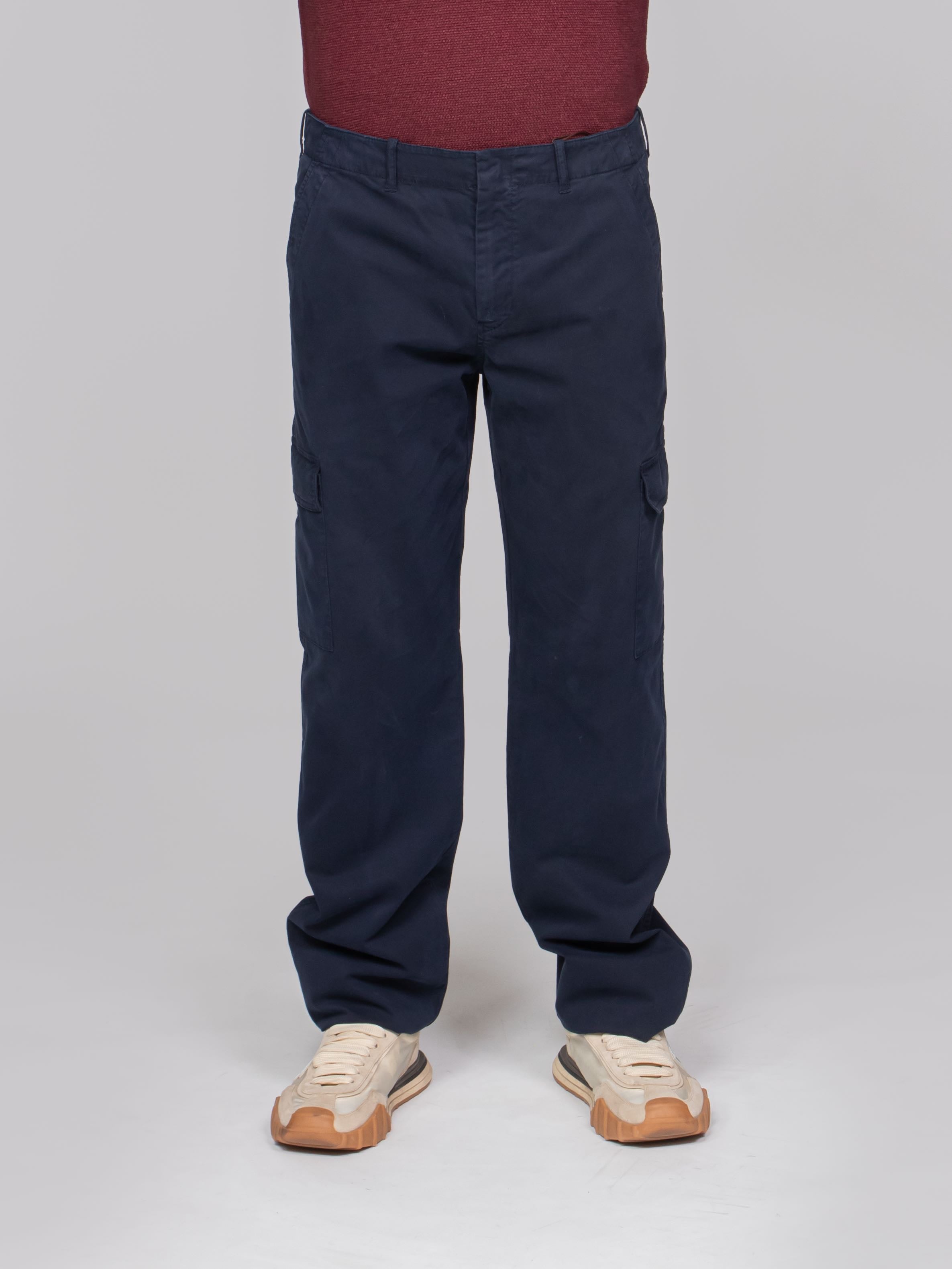 ETRO PANTALONE CARGO B0339 DARK BLUE