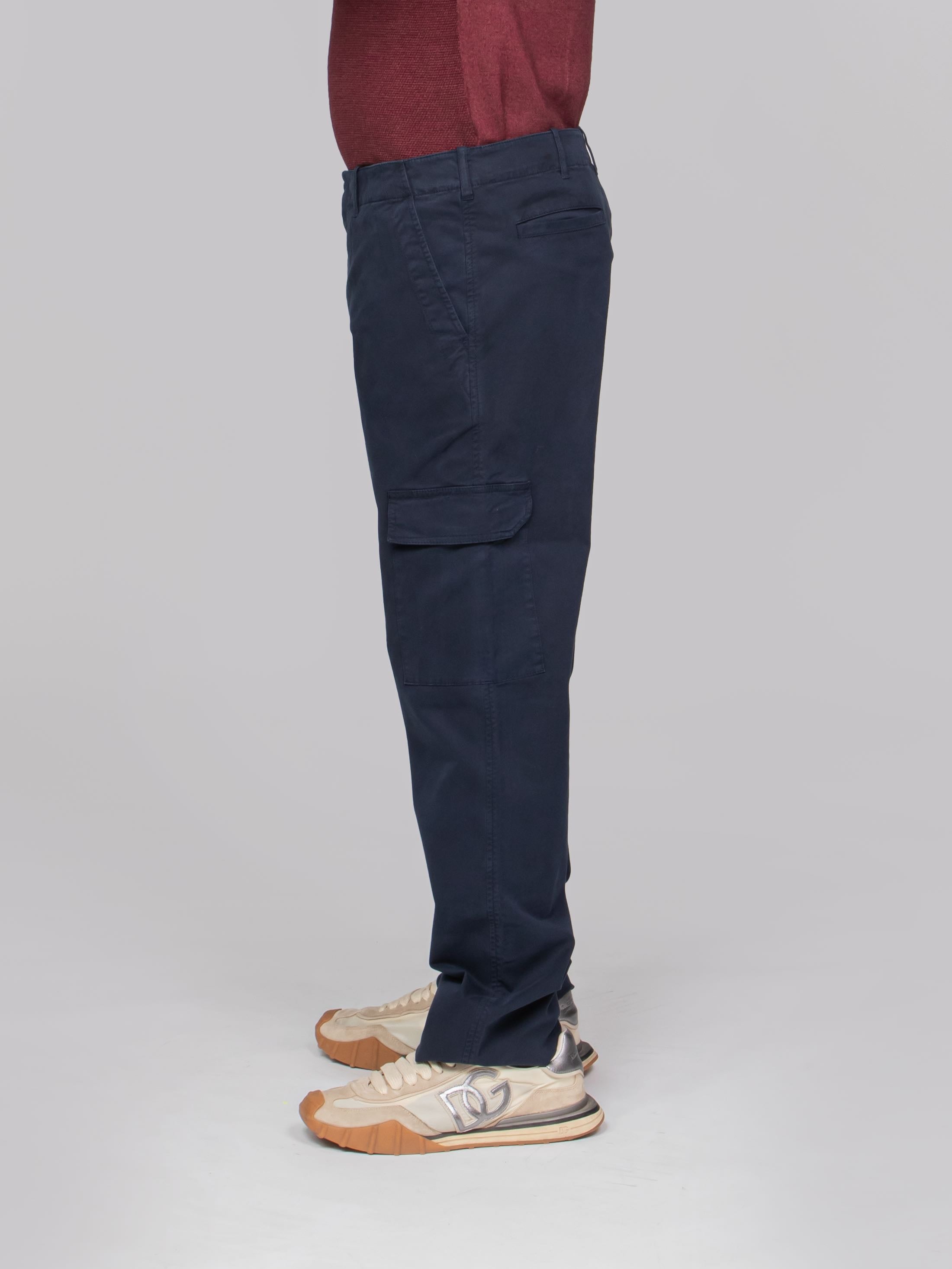 ETRO PANTALONE CARGO B0339 DARK BLUE