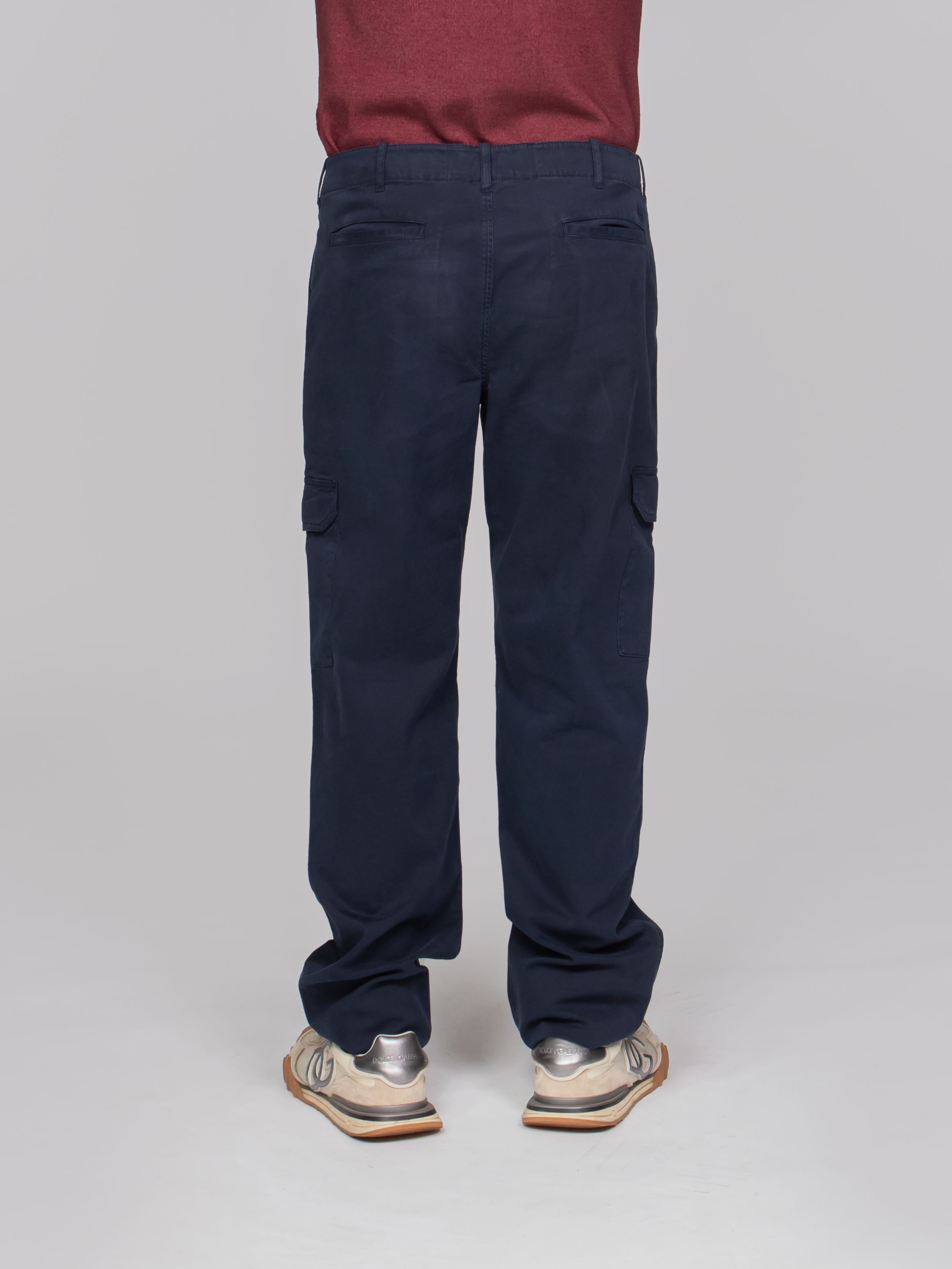 ETRO PANTALONE CARGO B0339 DARK BLUE