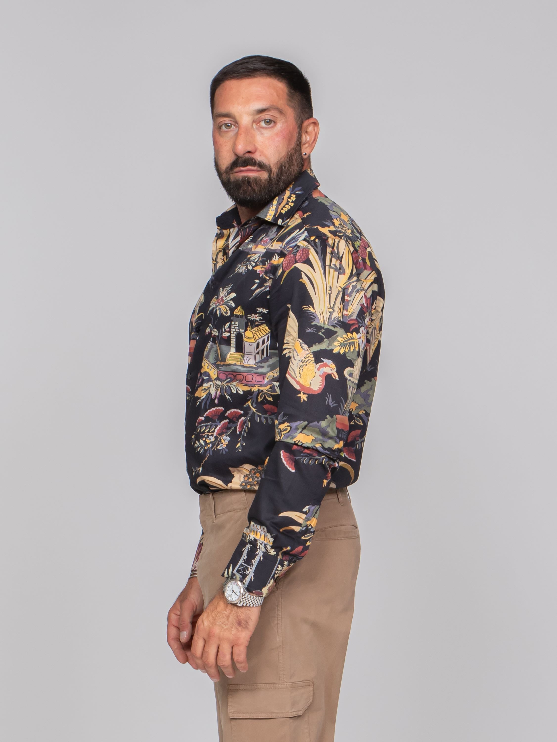 ETRO CAMICIA ROMA X0810 F.DO NERO