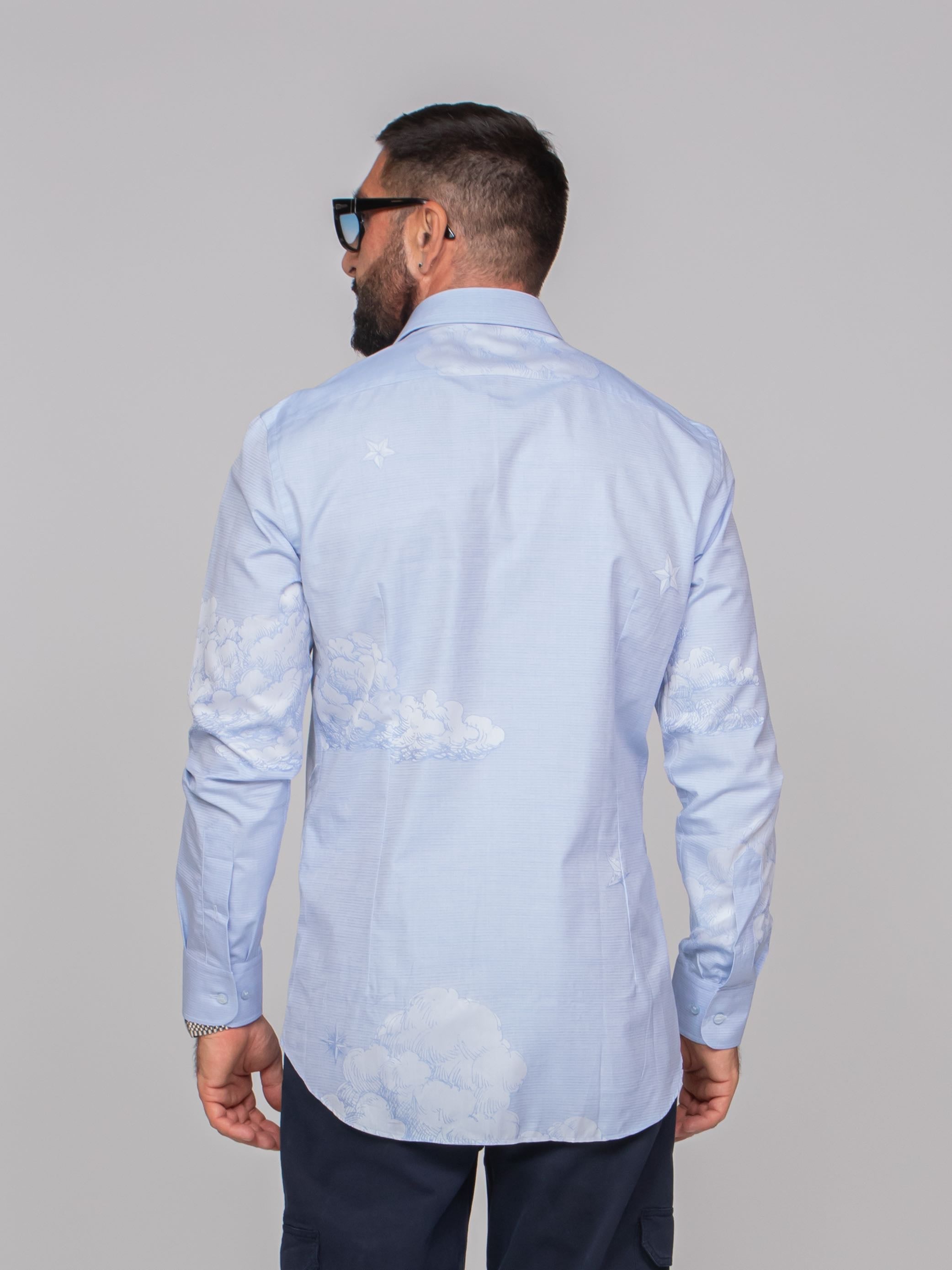 ETRO CAMICIA ROMA B0028 AZZURRO